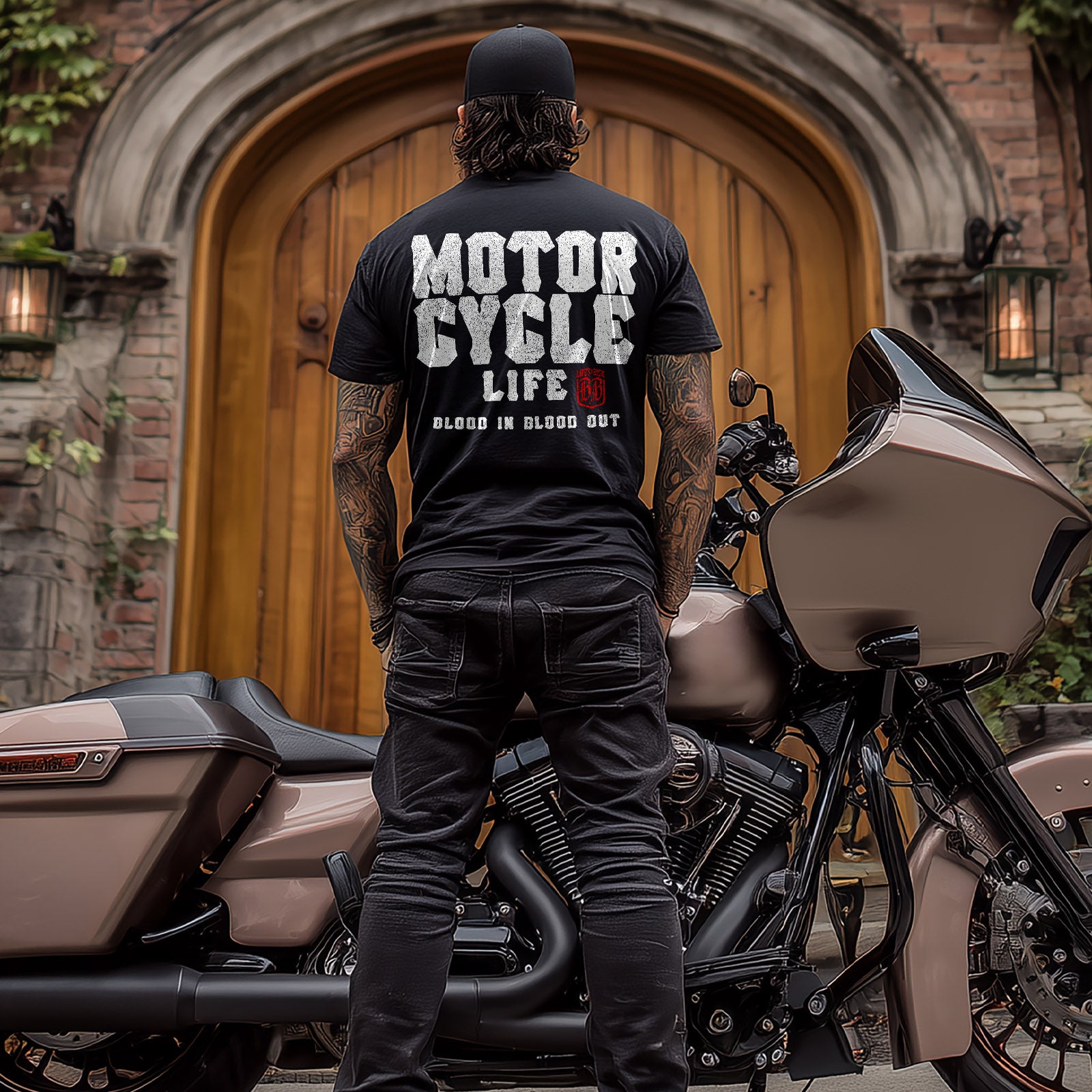 Motorcycle T-Shirt black - Aneyone UG