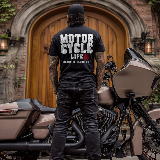 Motorcycle T-Shirt black - Aneyone UG