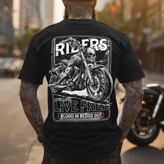 Live Free T-Shirt black