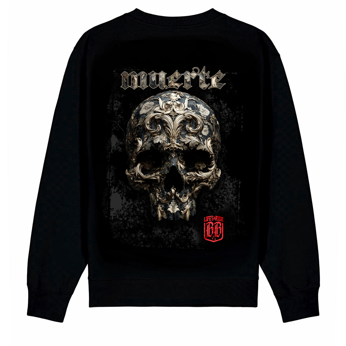 Muerte Gold Sweatshirt Black - Aneyone UG