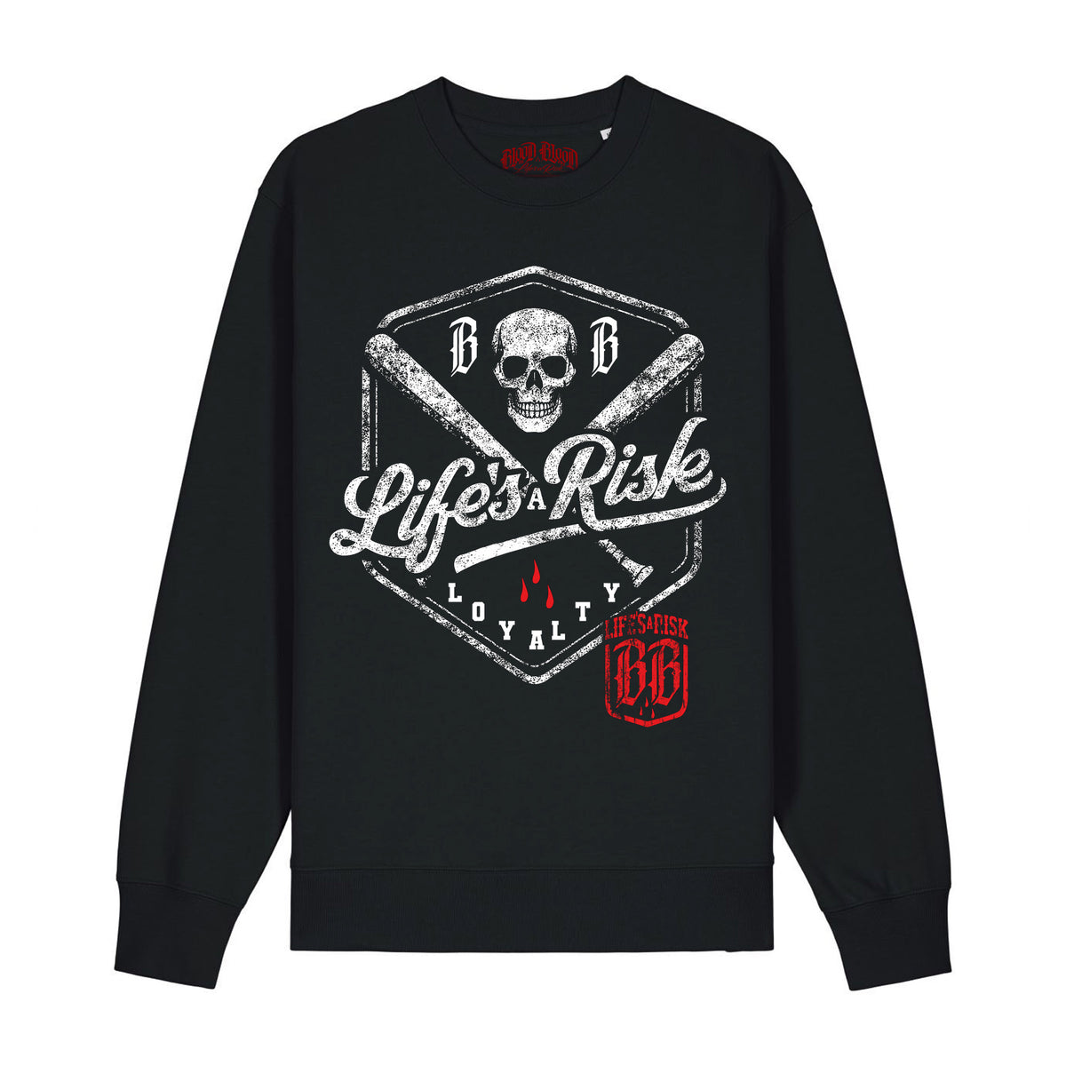 Risk Batch Sweatshirt Black - Aneyone UG