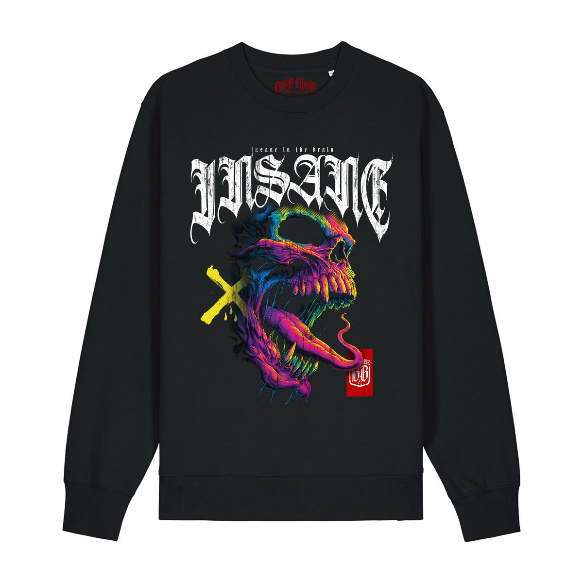 Insane Colours Sweatshirt Black - Aneyone UG