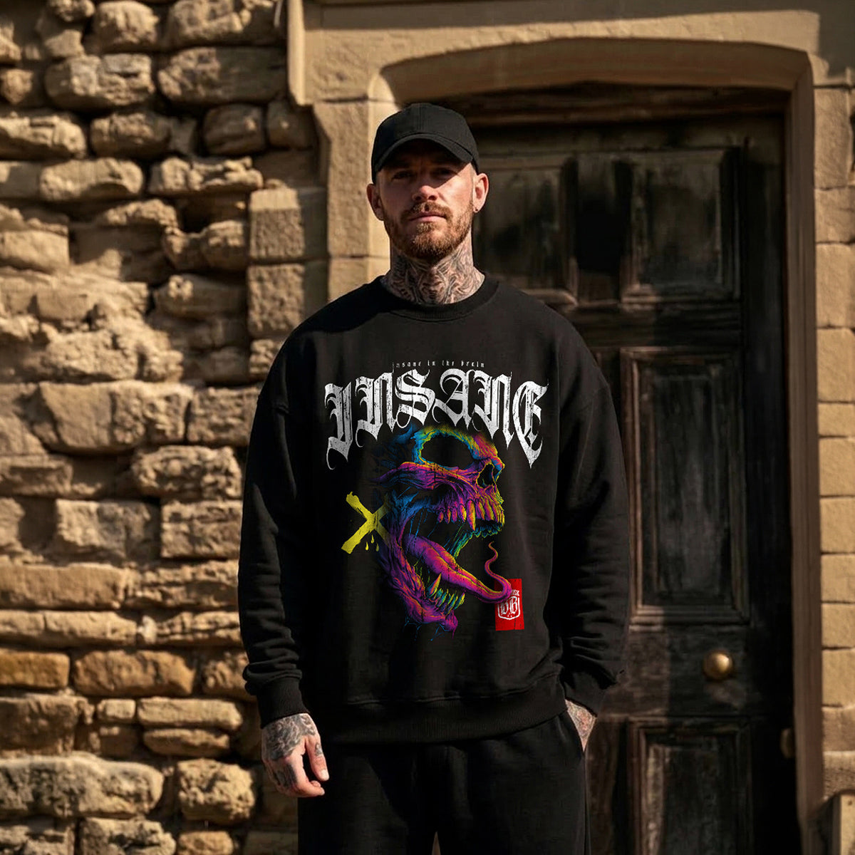 Insane Colours Sweatshirt Black - Aneyone UG