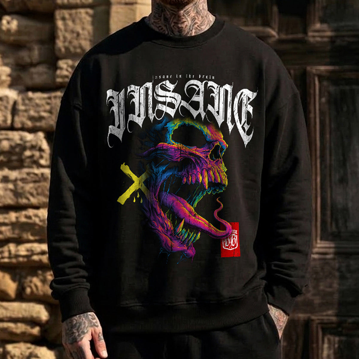 Insane Colours Sweatshirt Black - Aneyone UG