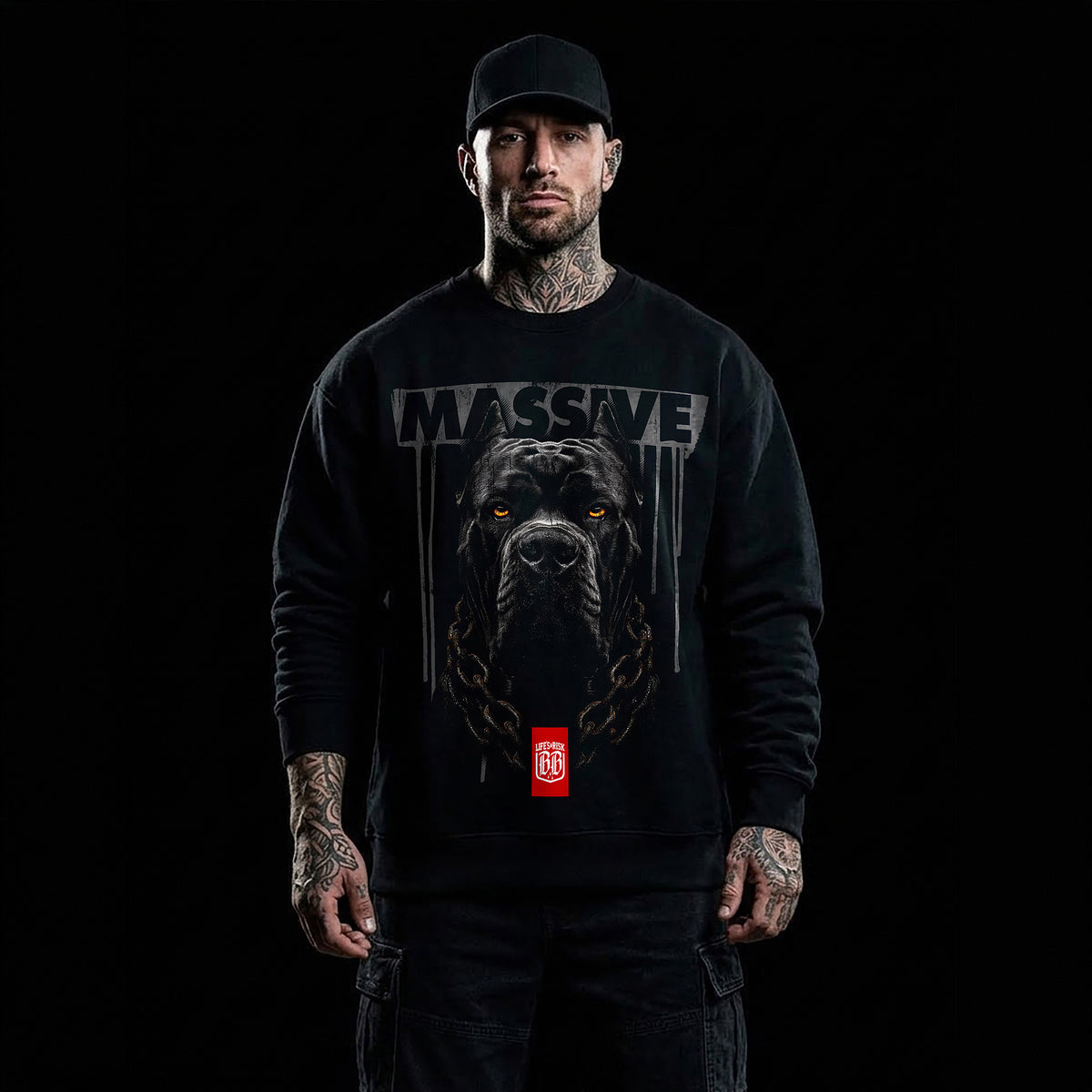 Massive Sweatshirt Black - Aneyone UG