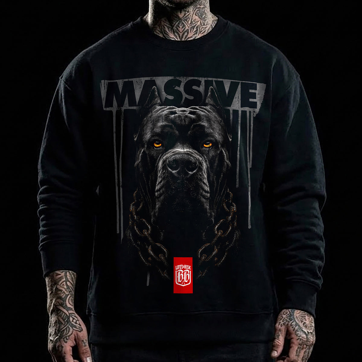 Massive Sweatshirt Black - Aneyone UG