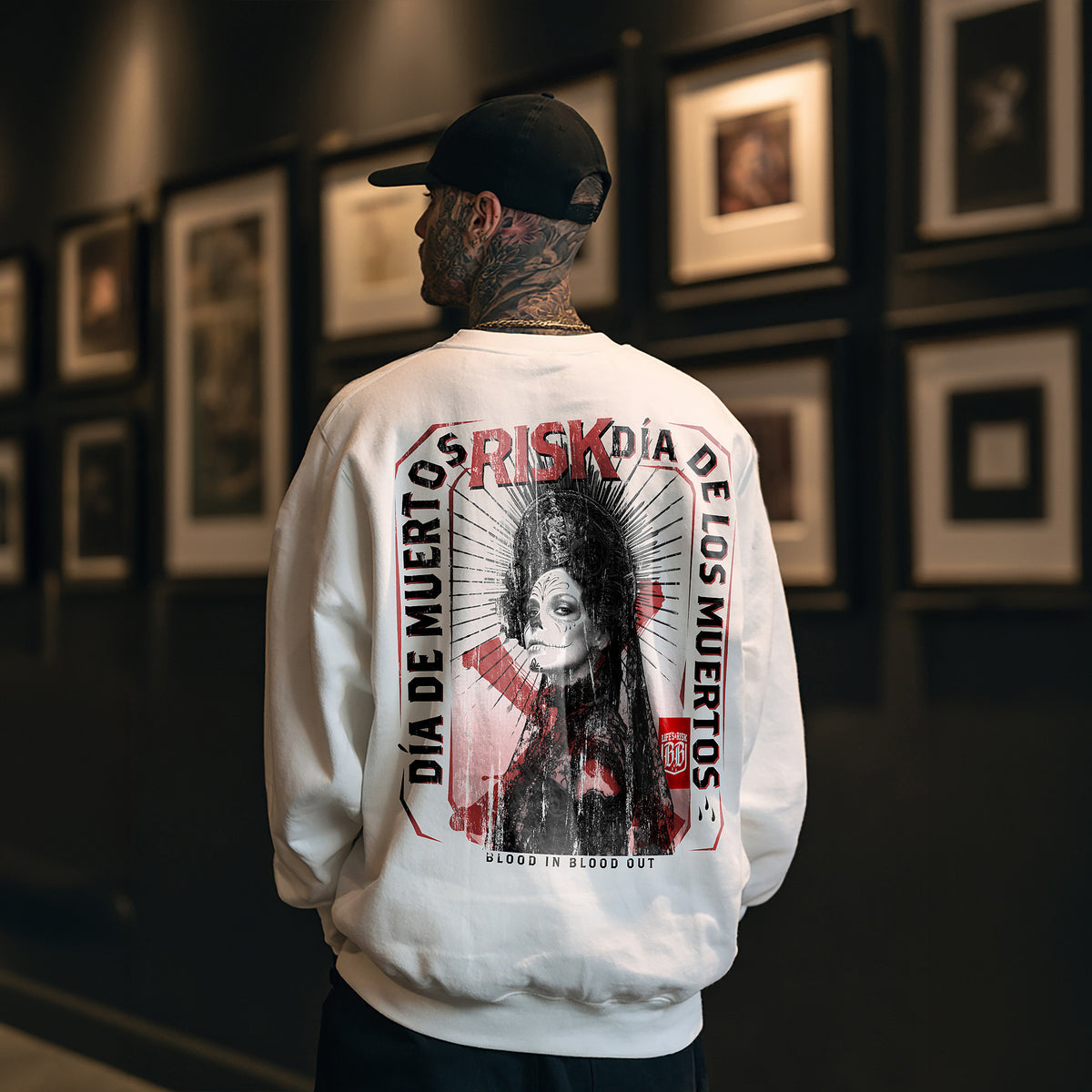 Dia De Muerte Sweatshirt White - Aneyone UG