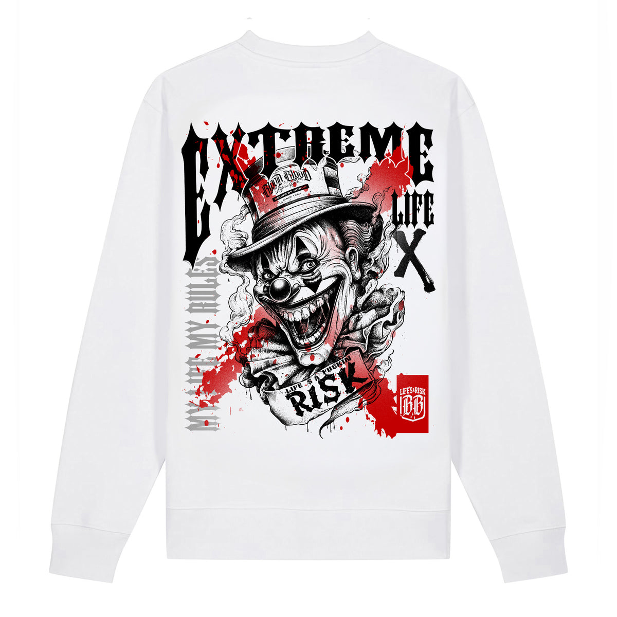 Extreme Sweatshirt White - Aneyone UG