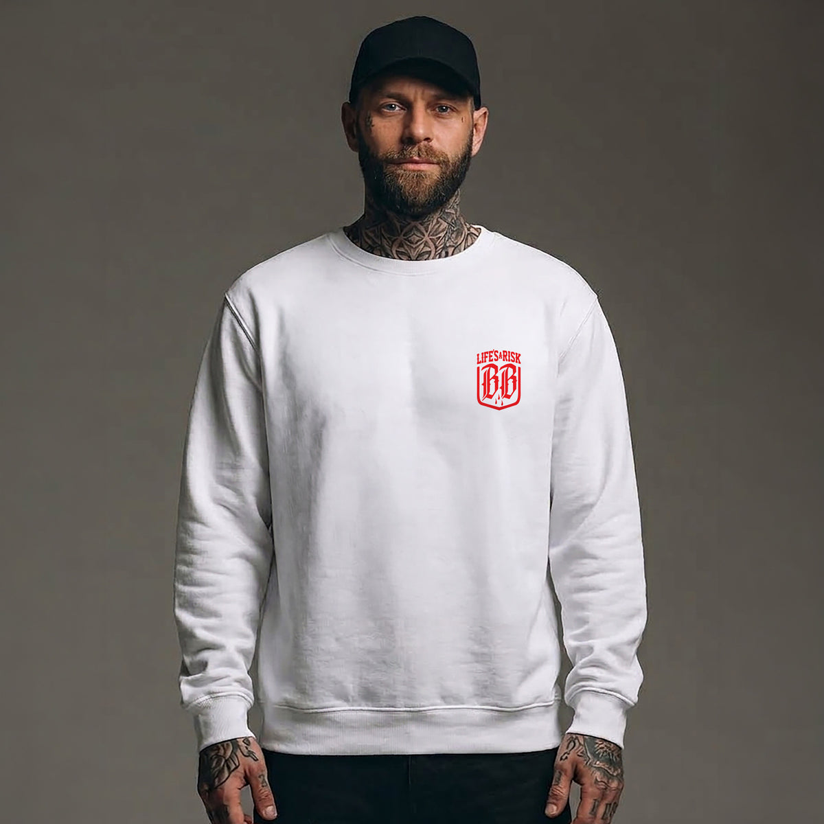 Extreme Sweatshirt White - Aneyone UG