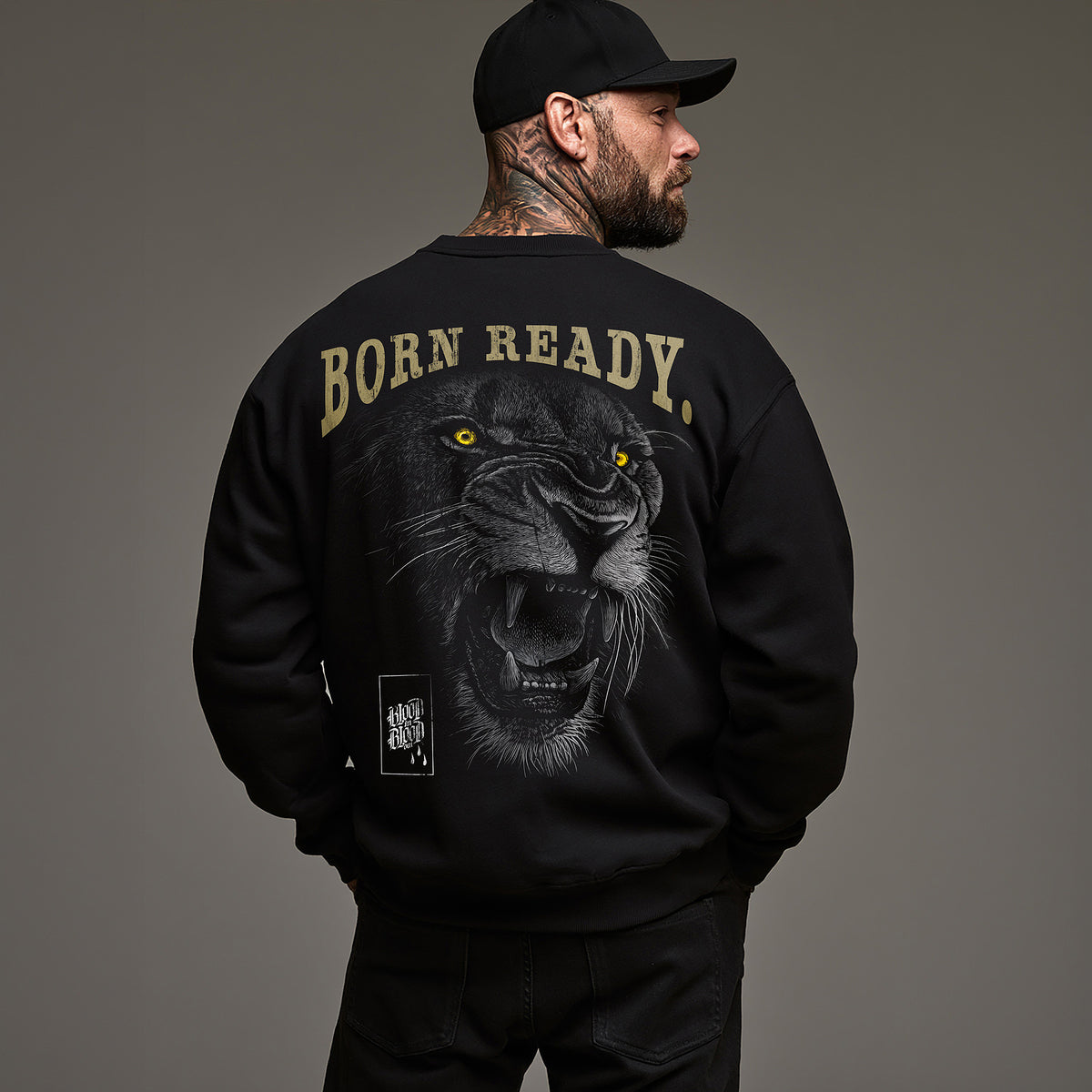 Born Ready Sweatshirt Black - Aneyone UG