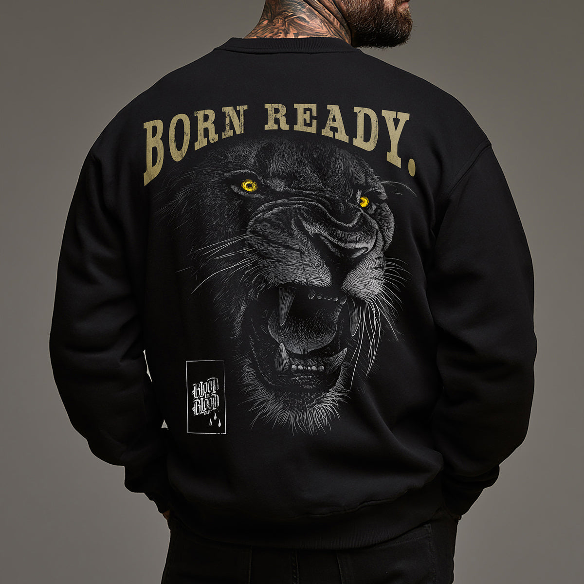 Born Ready Sweatshirt Black - Aneyone UG
