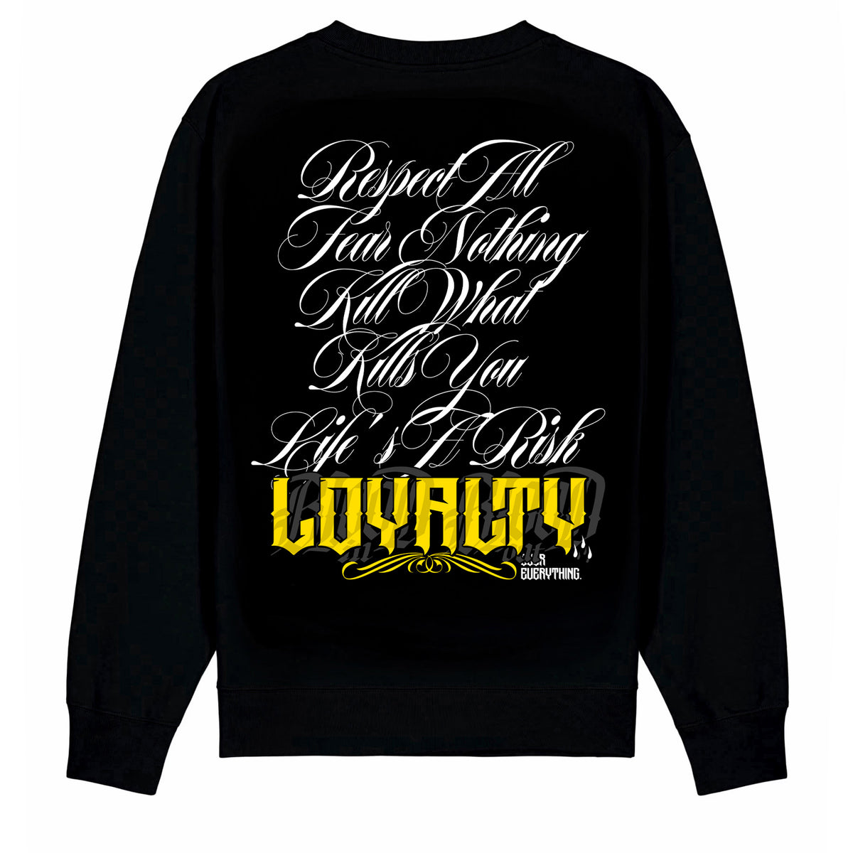 Pure Loyalty Sweatshirt Black - Aneyone UG