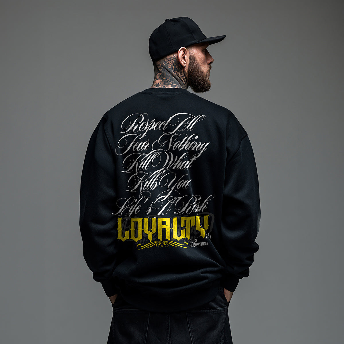 Pure Loyalty Sweatshirt Black - Aneyone UG