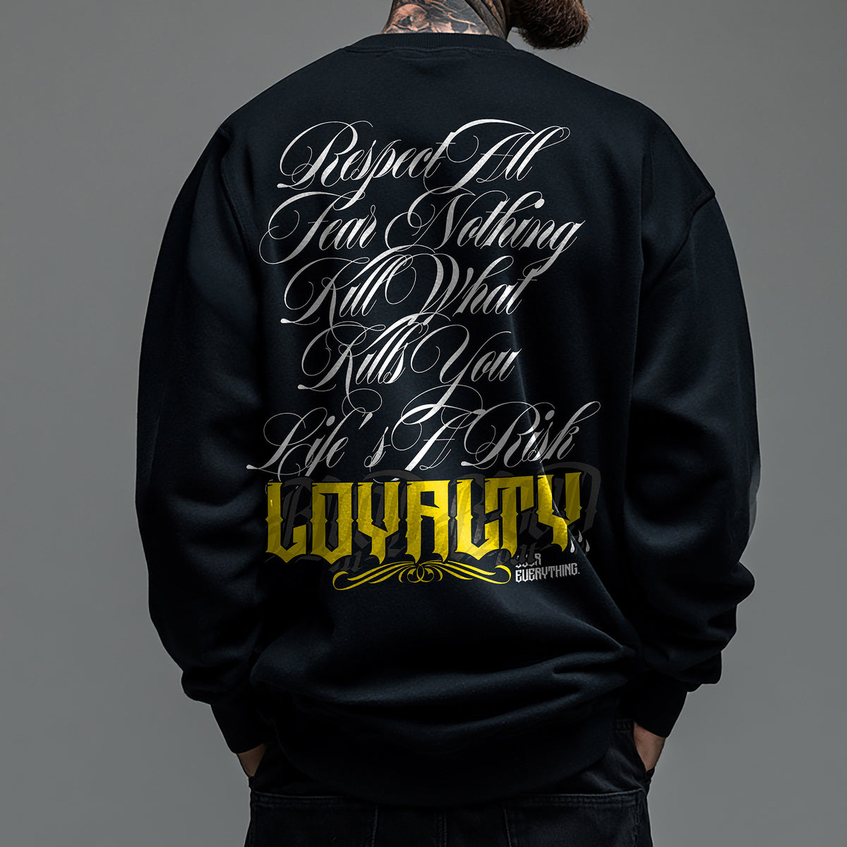 Pure Loyalty Sweatshirt Black - Aneyone UG