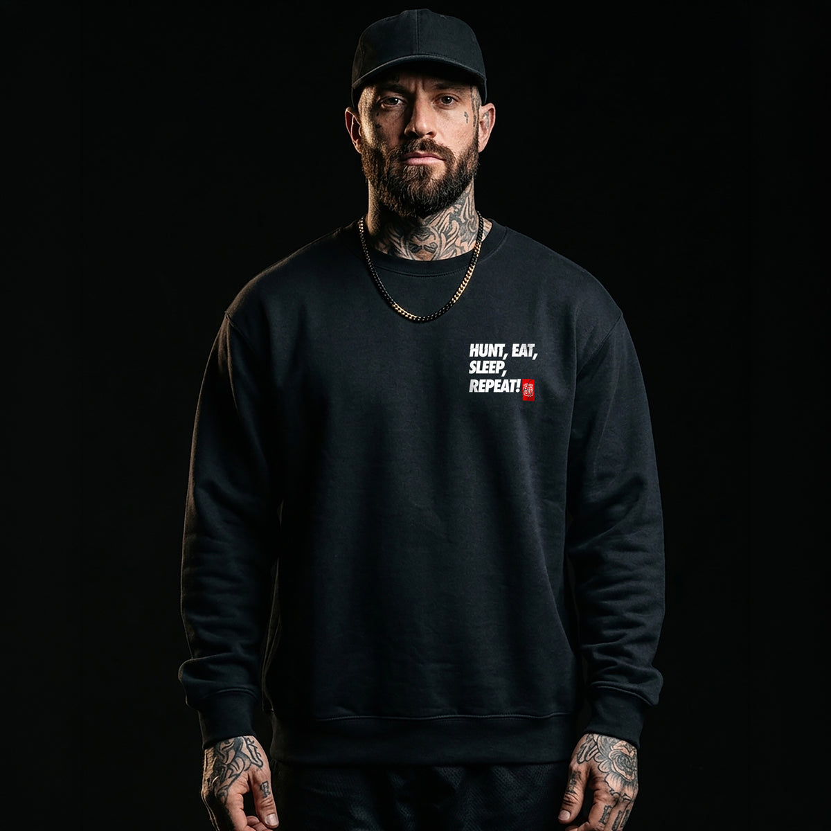 Hunter Sweatshirt Black - Aneyone UG