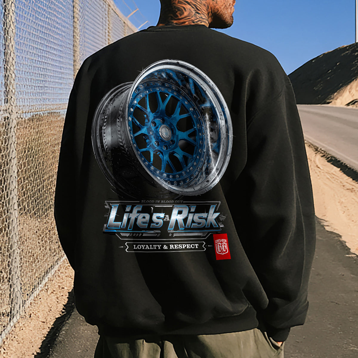 Rims Sweatshirt Black - Aneyone UG
