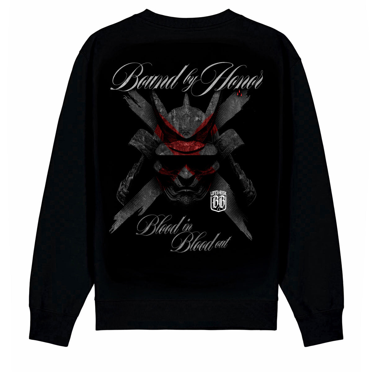 Samurai Sweatshirt Black - Aneyone UG