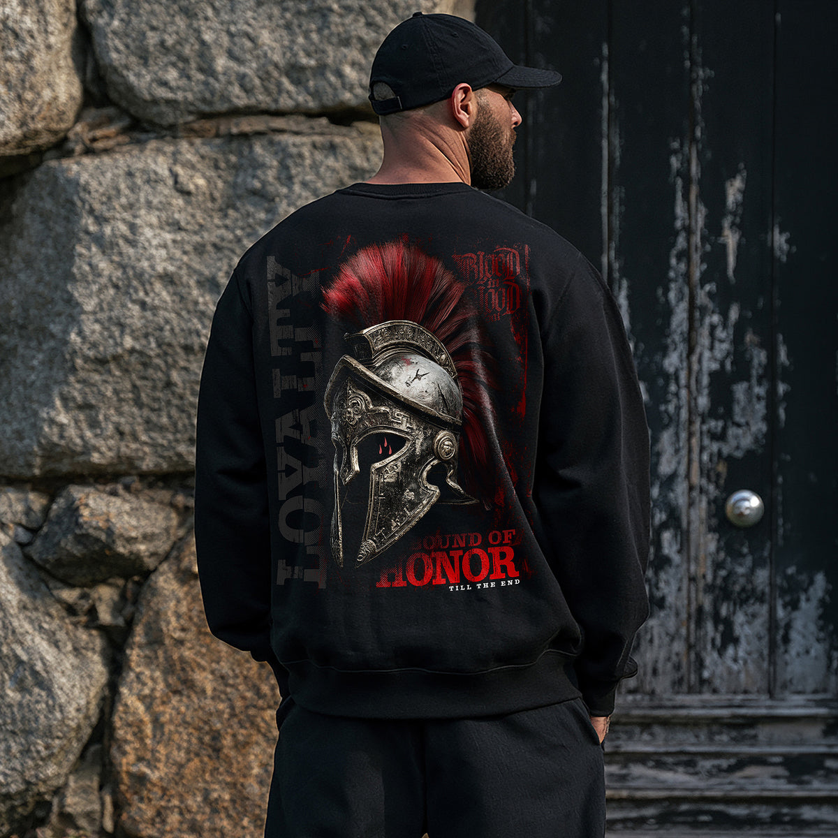 Spartan Sweatshirt Black - Aneyone UG
