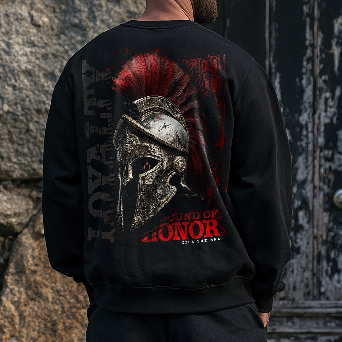 Spartan Sweatshirt Black - Aneyone UG