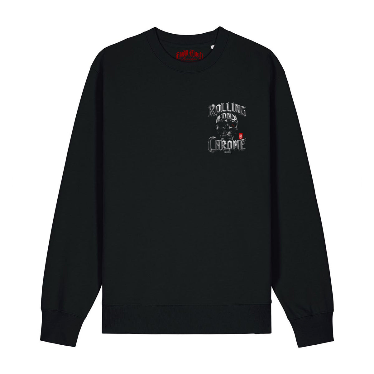 Rolling on Chrome Sweatshirt Black - Aneyone UG