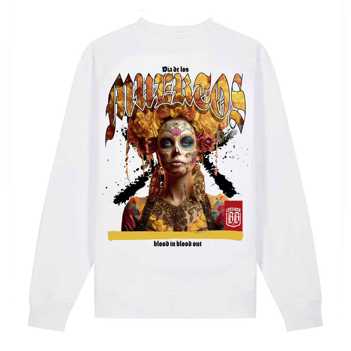 Muerte Colours Sweatshirt White - Aneyone UG