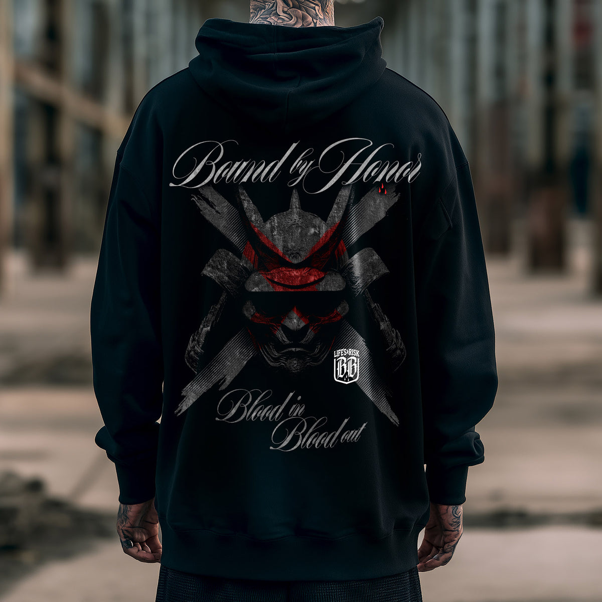 Samurai Hoodie Black - Aneyone UG