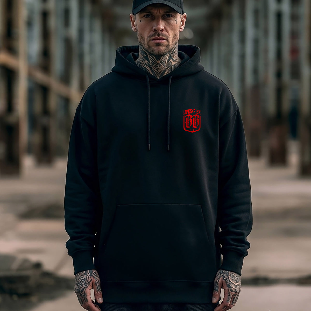 Samurai Hoodie Black - Aneyone UG