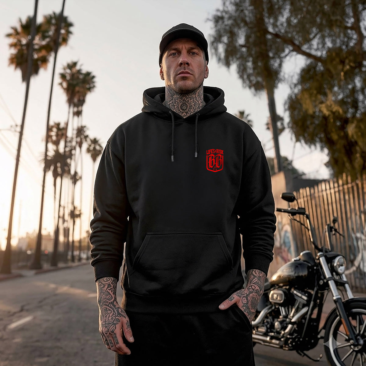 Racer Hoodie Black - Aneyone UG