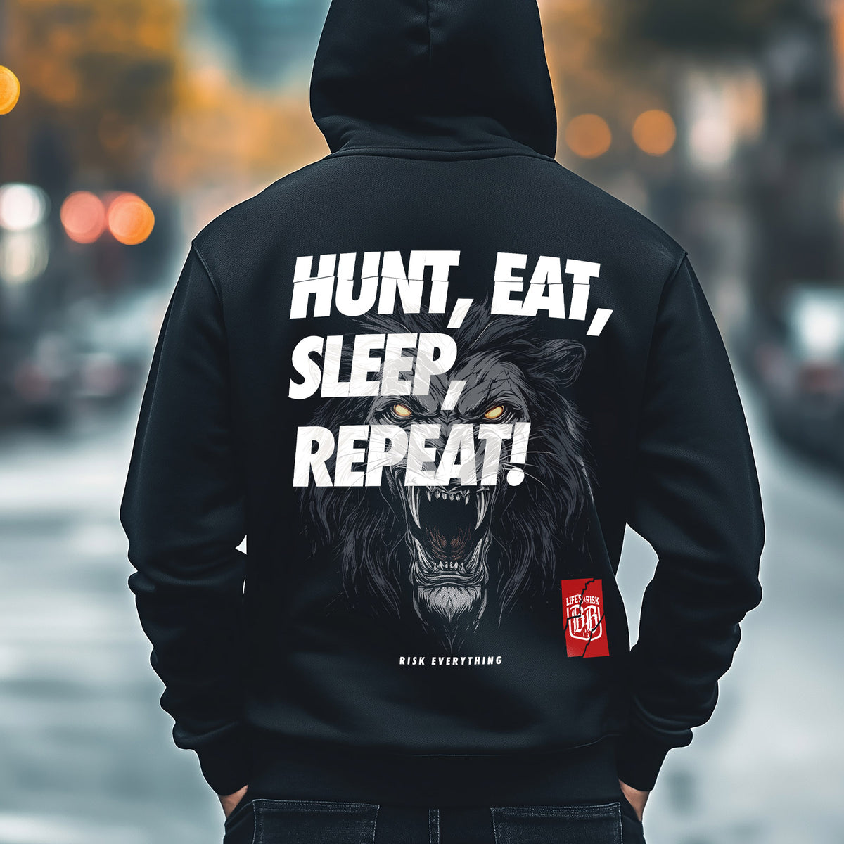 Hunter Hoodie Black - Aneyone UG