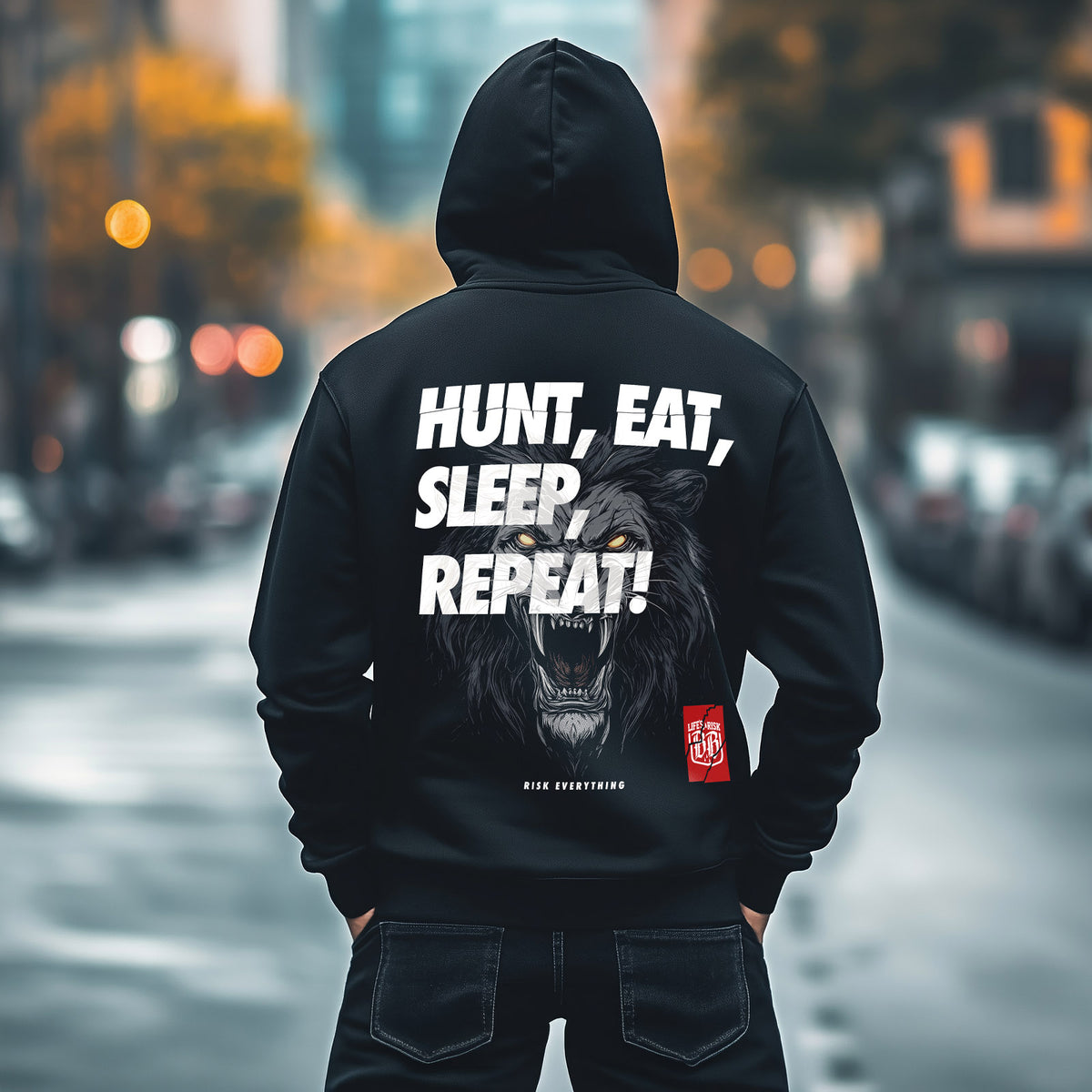 Hunter Hoodie Black - Aneyone UG