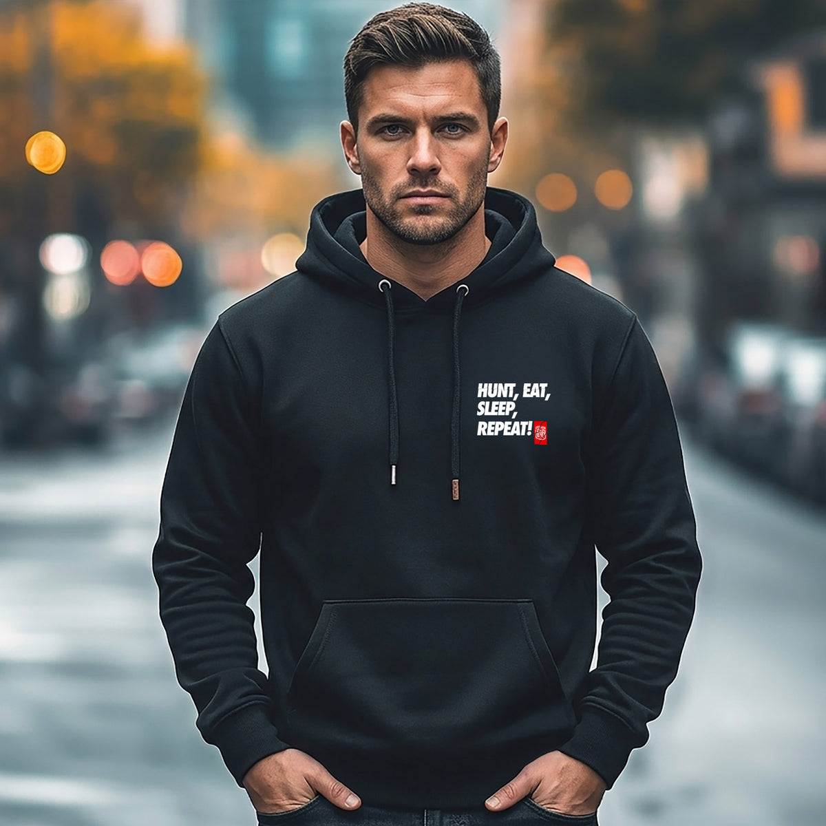 Hunter Hoodie Black - Aneyone UG