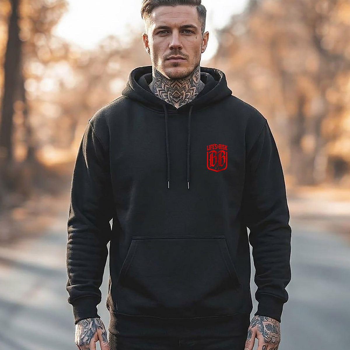 Risk It All Hoodie Black - Aneyone UG