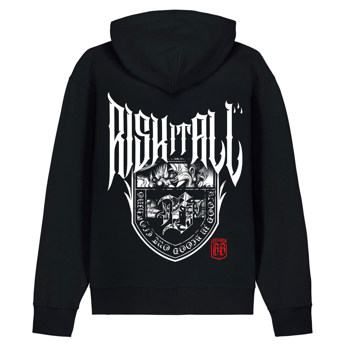 Risk It All Hoodie Black - Aneyone UG