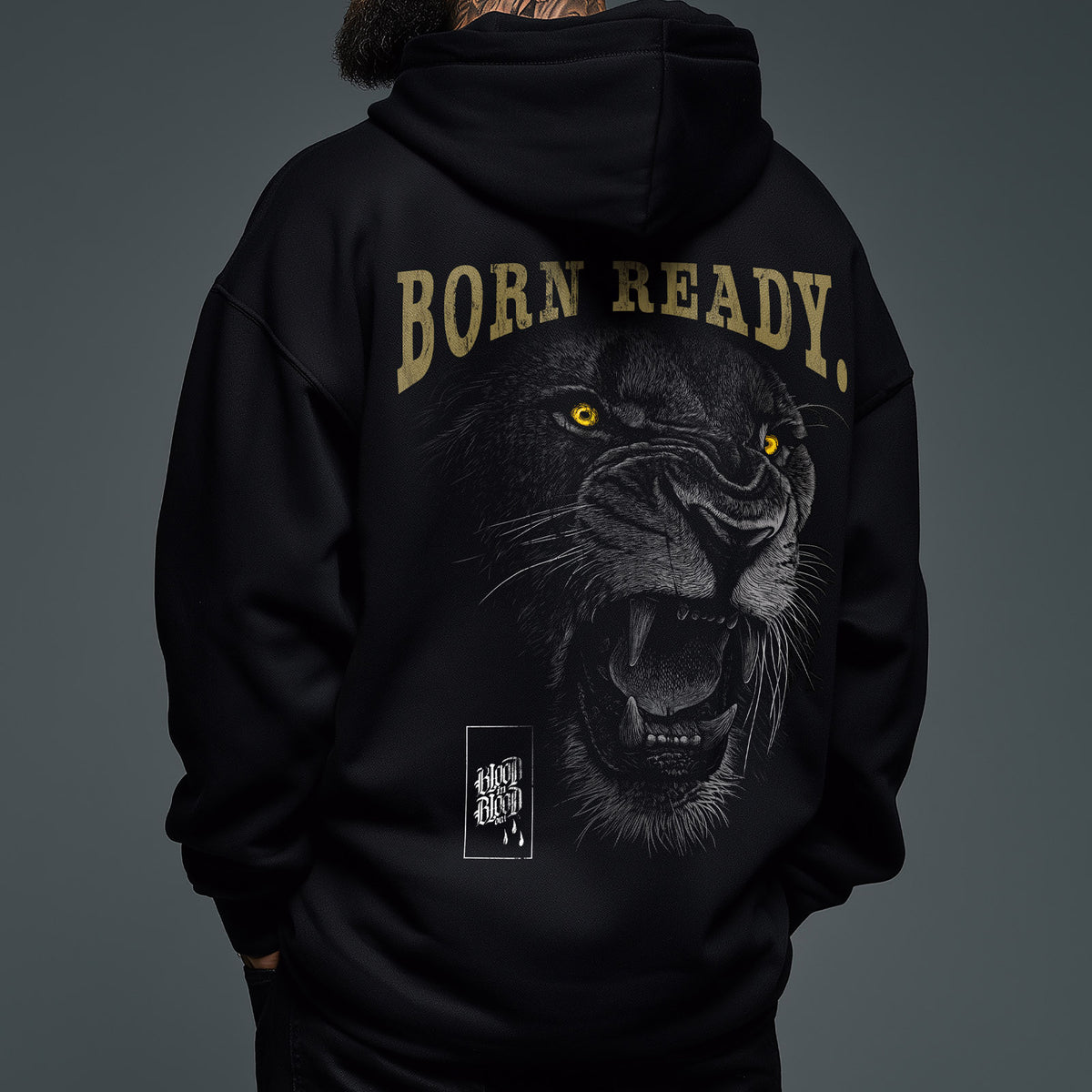 Born Ready Hoodie Black - Aneyone UG
