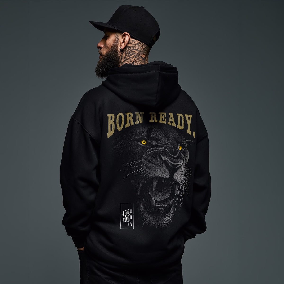 Born Ready Hoodie Black - Aneyone UG