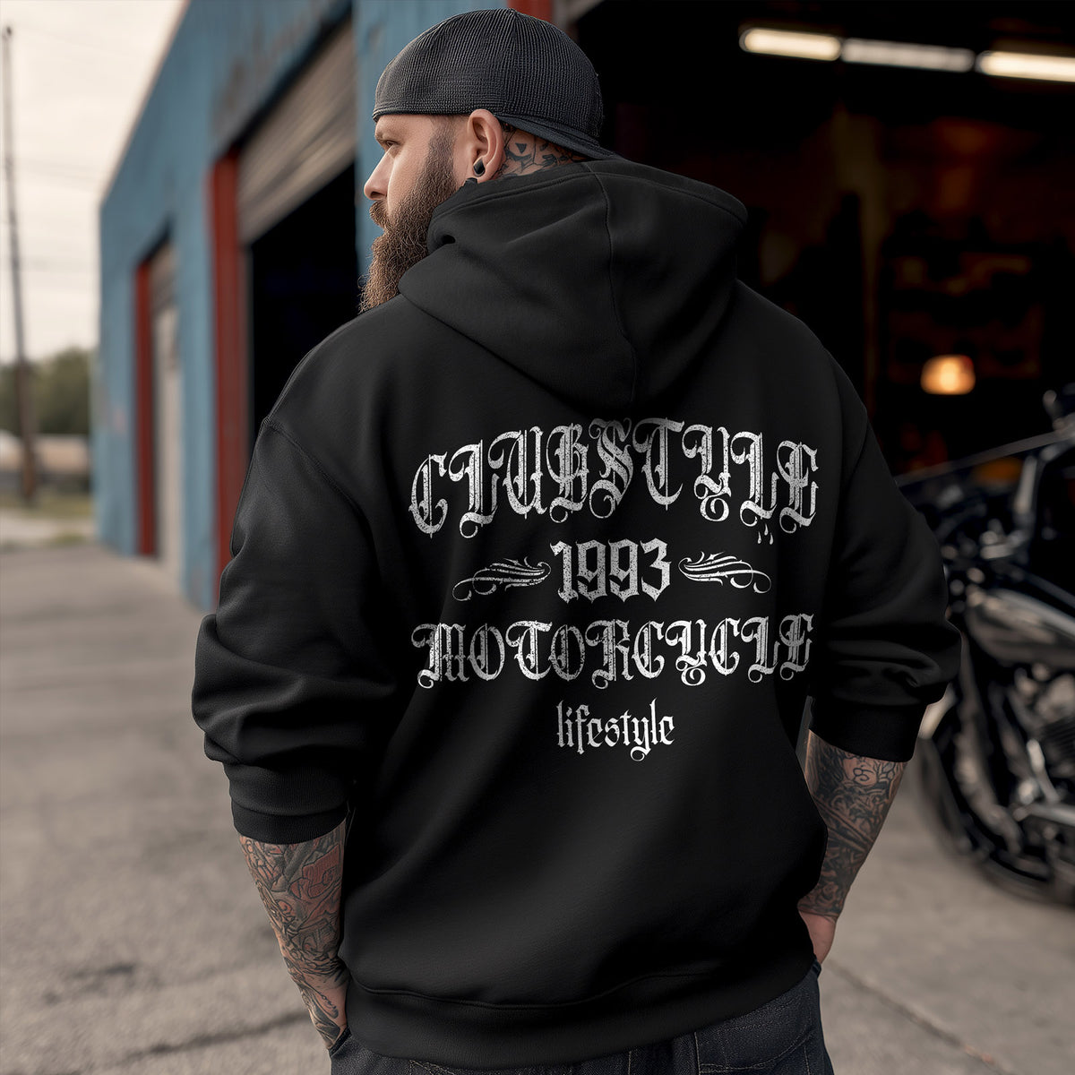 Clubstyle Lifestyle Hoodie Black - Aneyone UG