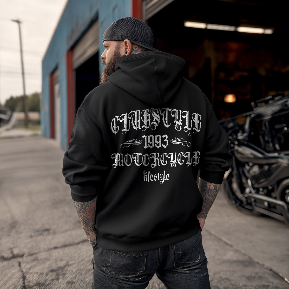 Clubstyle Lifestyle Hoodie Black - Aneyone UG