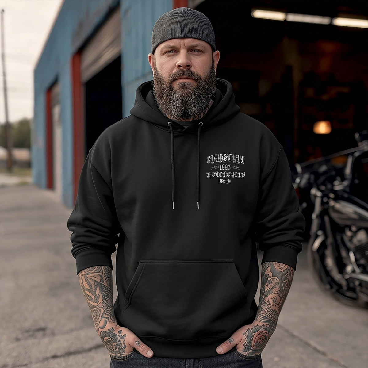 Clubstyle Lifestyle Hoodie Black - Aneyone UG