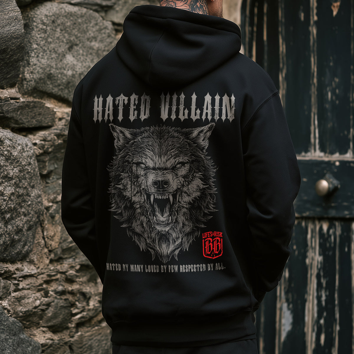 Hated Villain Hoodie Black - Aneyone UG