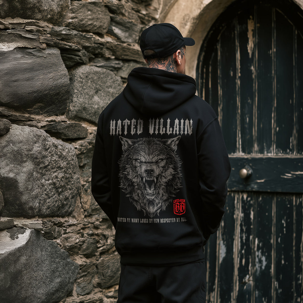 Hated Villain Hoodie Black - Aneyone UG