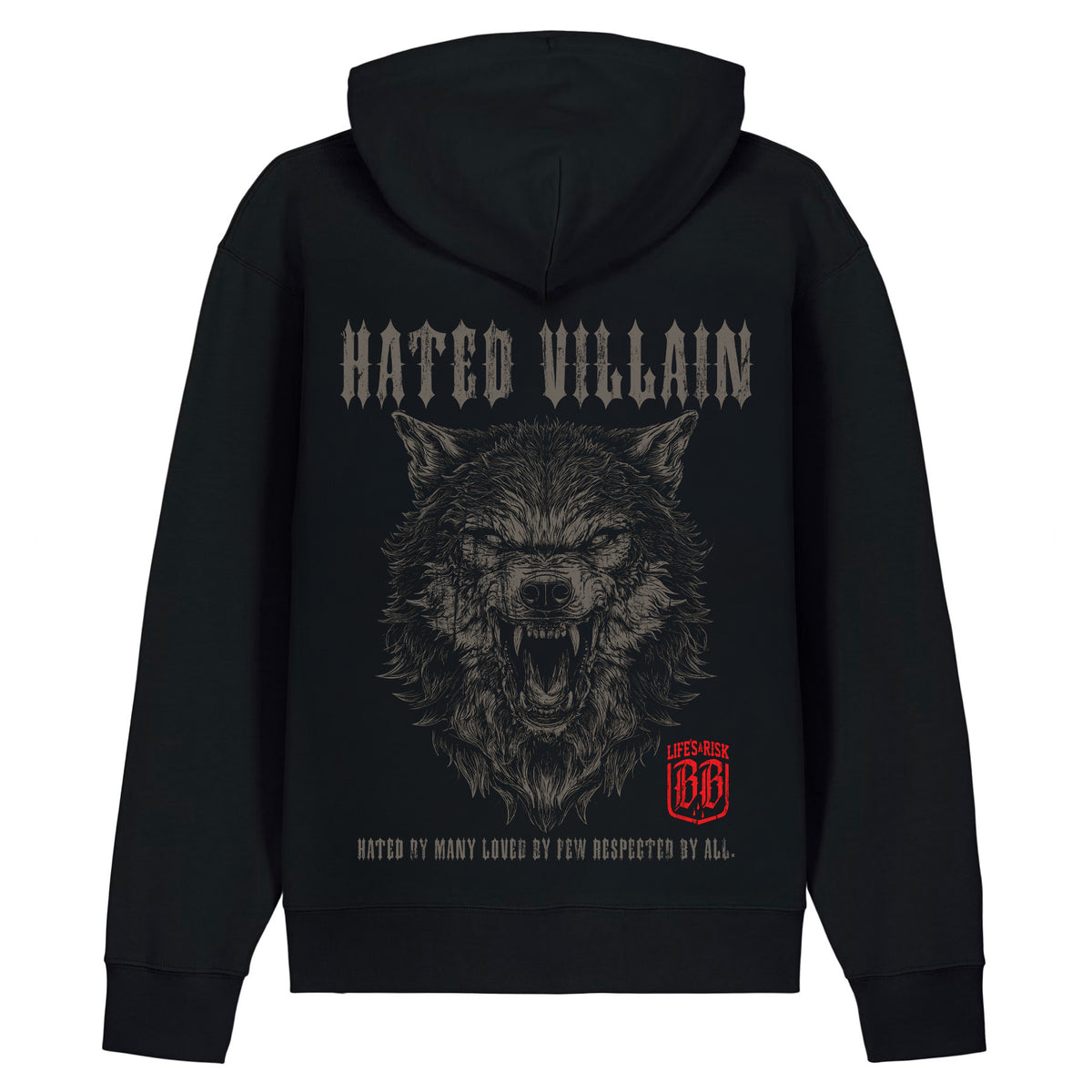Hated Villain Hoodie Black - Aneyone UG