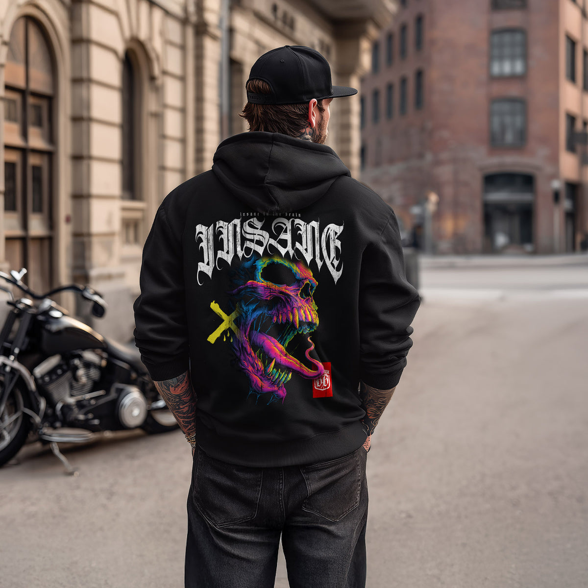 Insane Colours Hoodie Black - Aneyone UG
