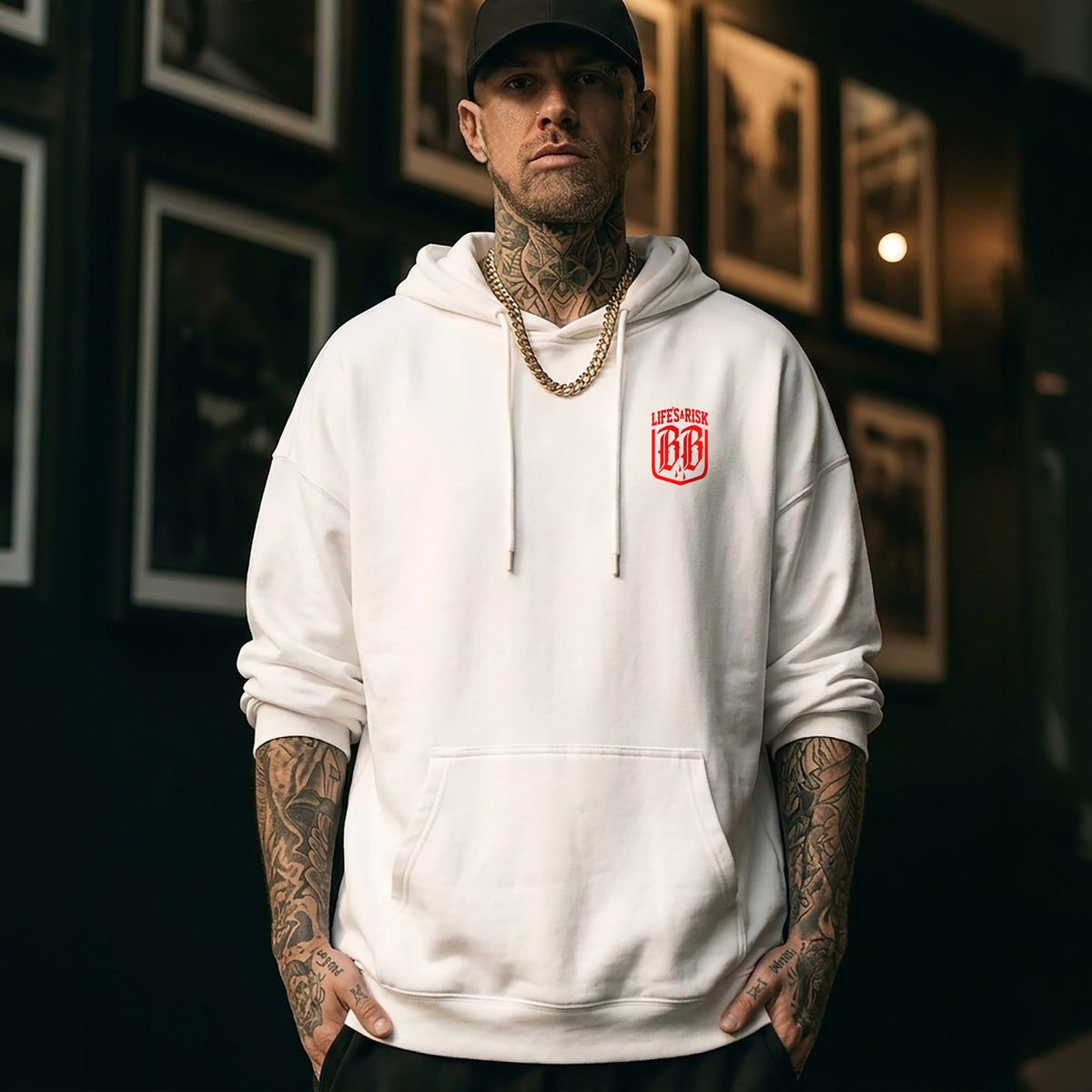 Muerte Colours Hoodie White - Aneyone UG