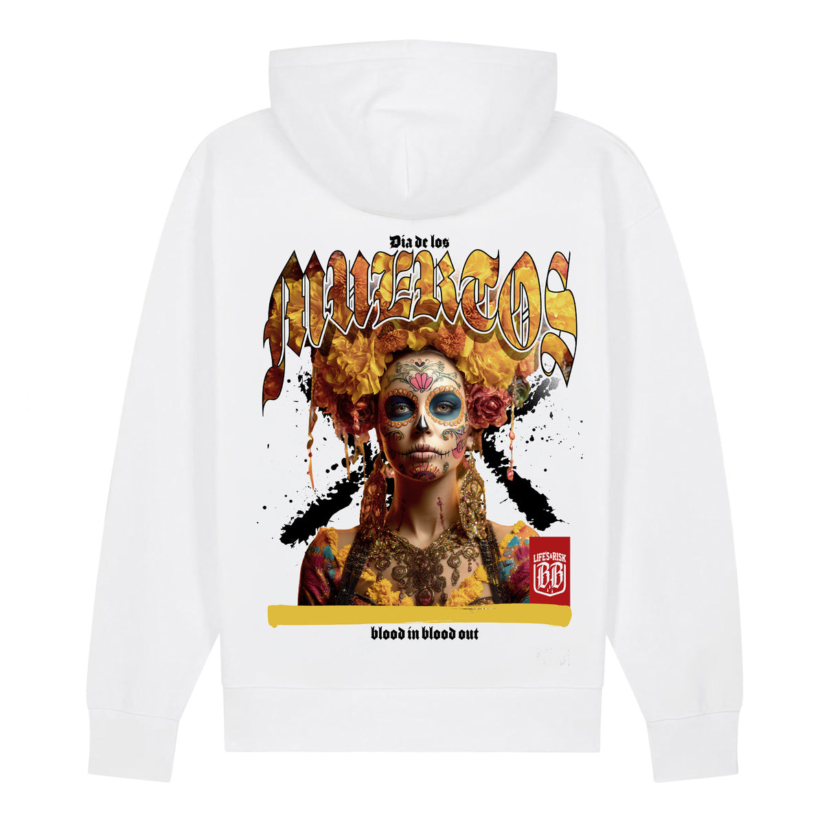 Muerte Colours Hoodie White - Aneyone UG