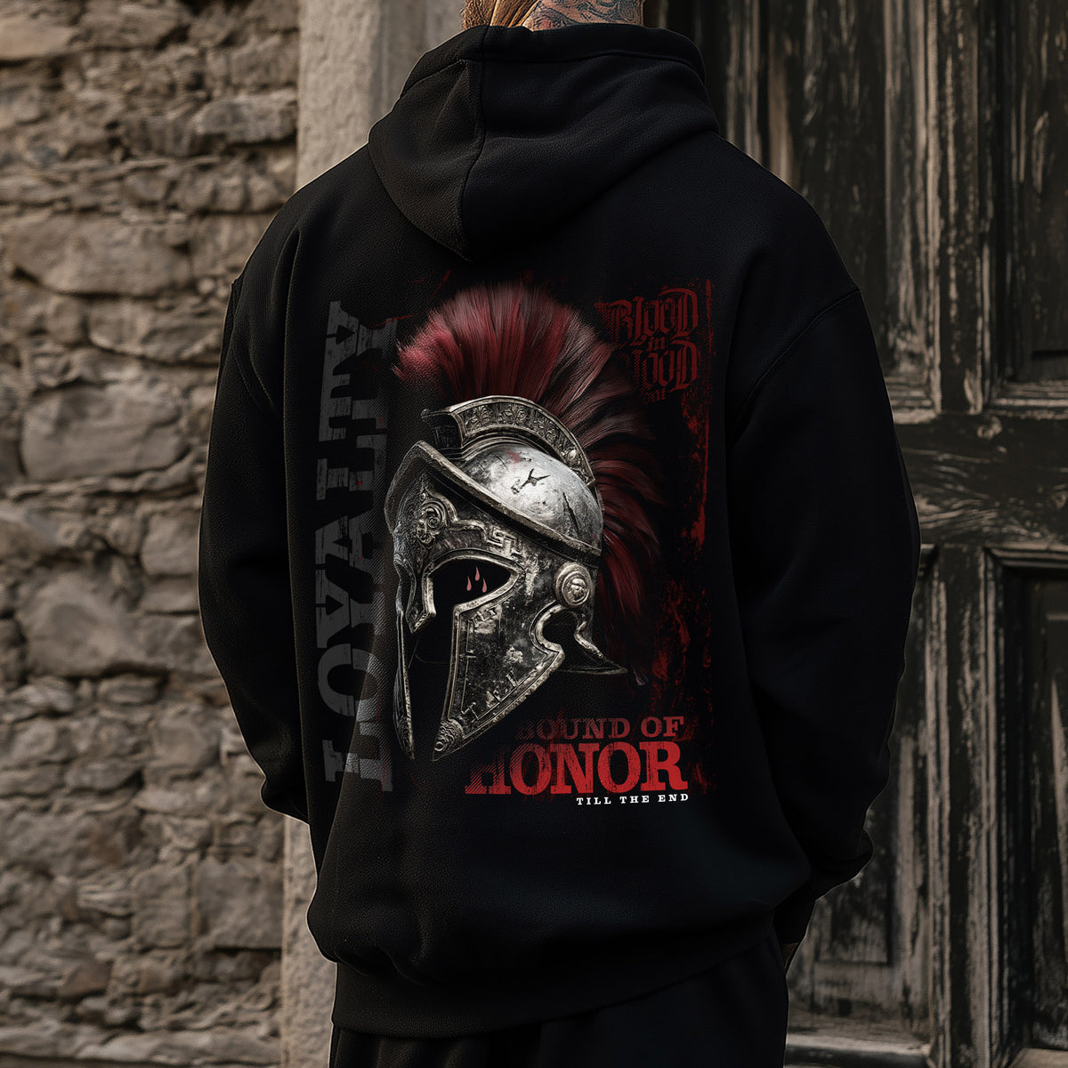 Spartan Hoodie Black - Aneyone UG