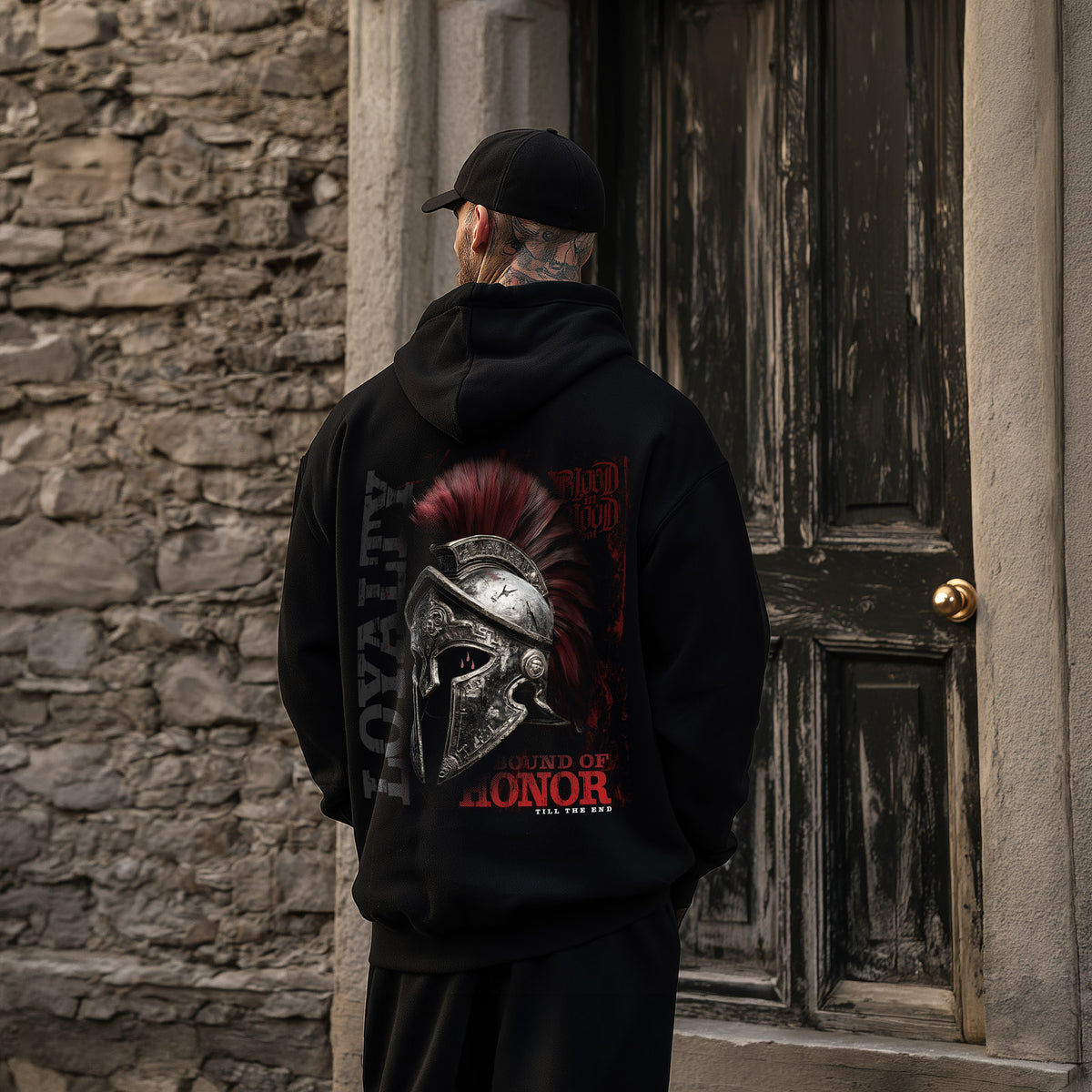 Spartan Hoodie Black - Aneyone UG