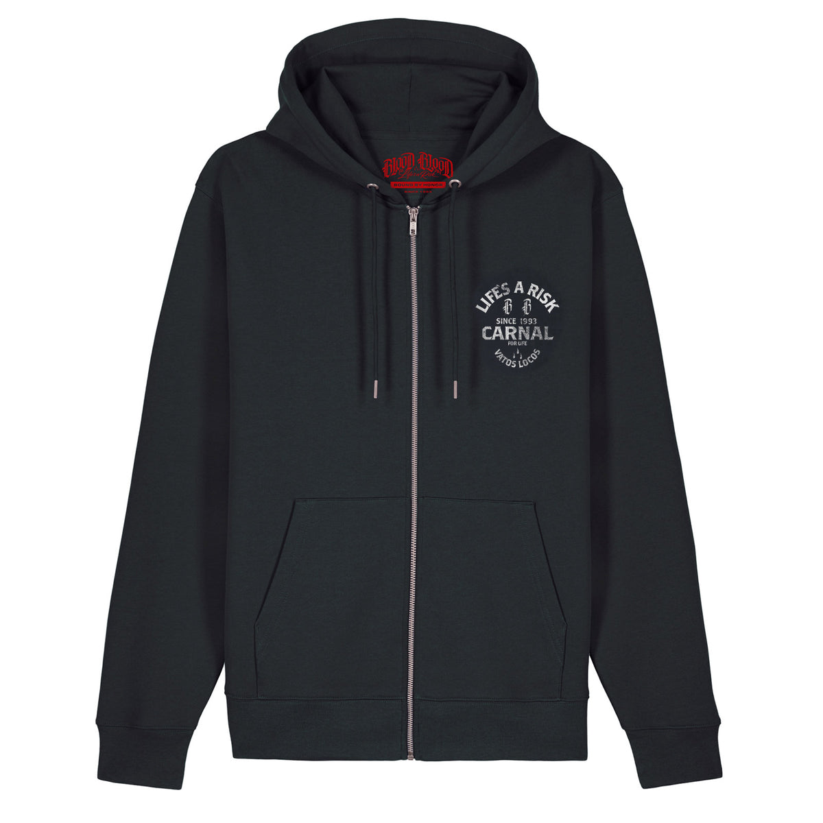 Carnal Zip Hoodie Black - Aneyone UG