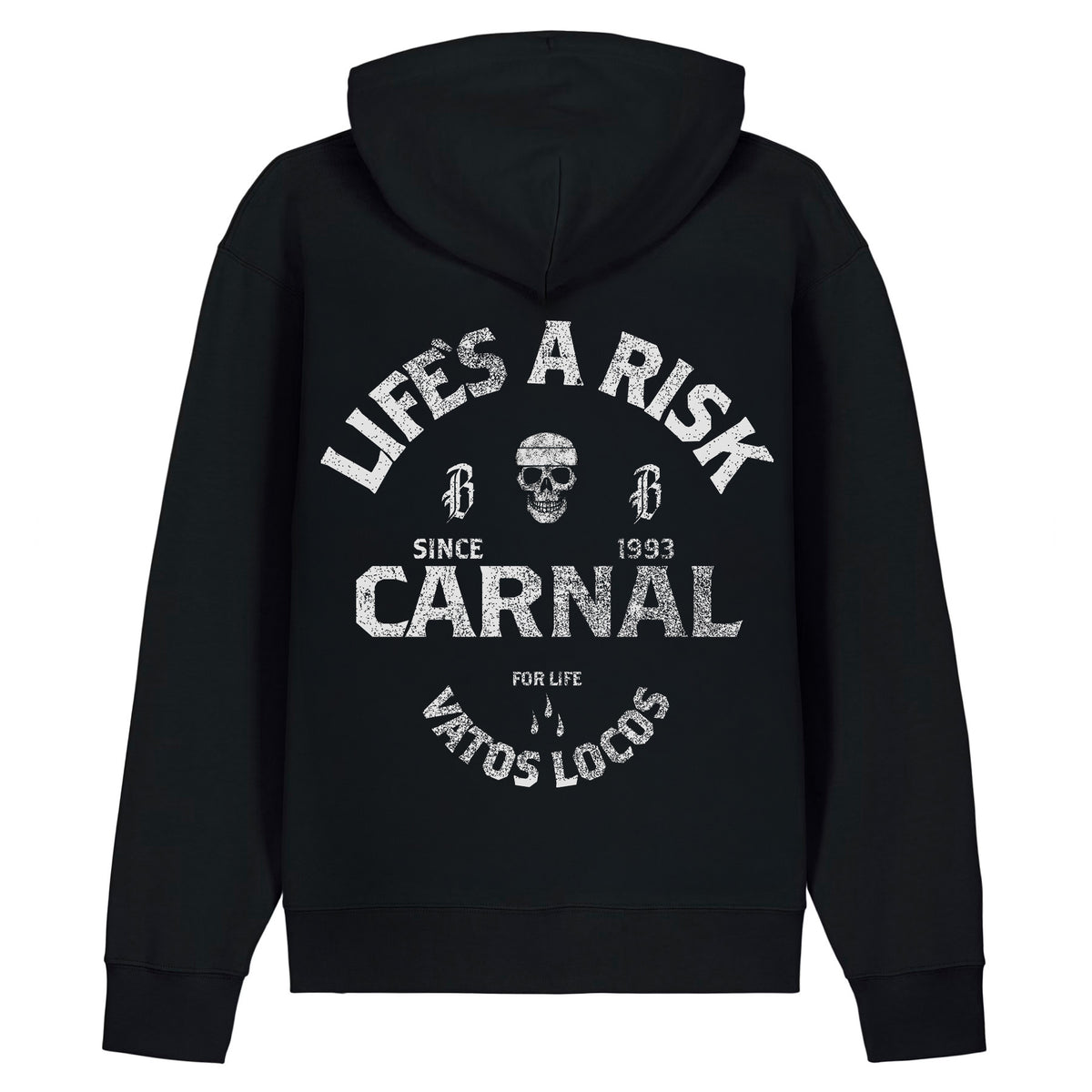 Carnal Zip Hoodie Black - Aneyone UG