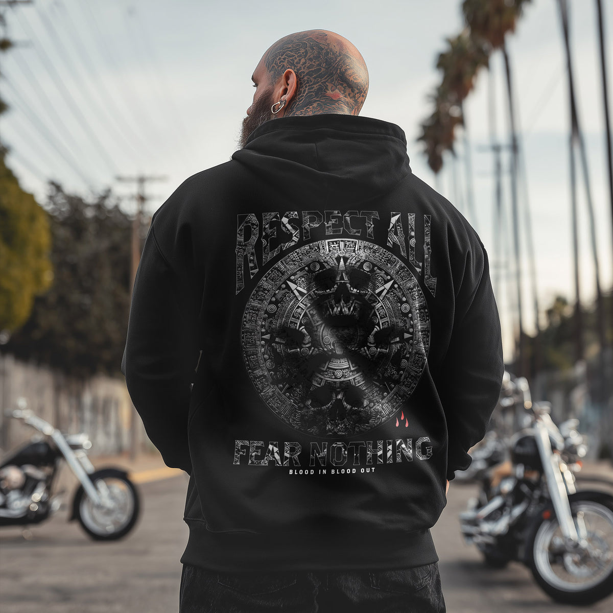 Calendar Zip Hoodie Black - Aneyone UG