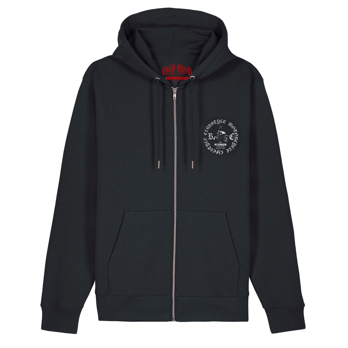 C.M.L. Zip Hoodie Black - Aneyone UG